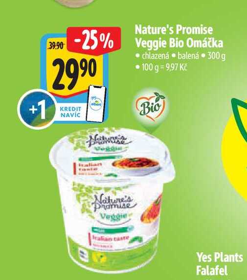 Nature's Promise Veggie bio omáčka 300 g