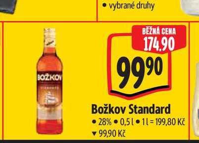 Božkov Standard 28% 0,5 l