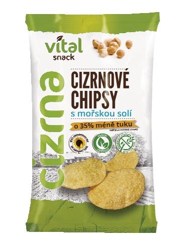 Vital Snack Luštěninové chipsy, 65 g