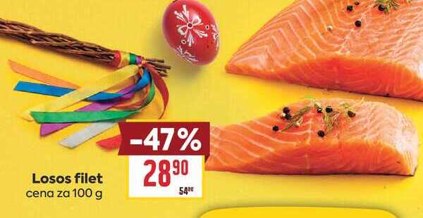Losos filet cena za 100 g