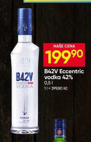 B42V Eccentric vodka 42% 0,5l