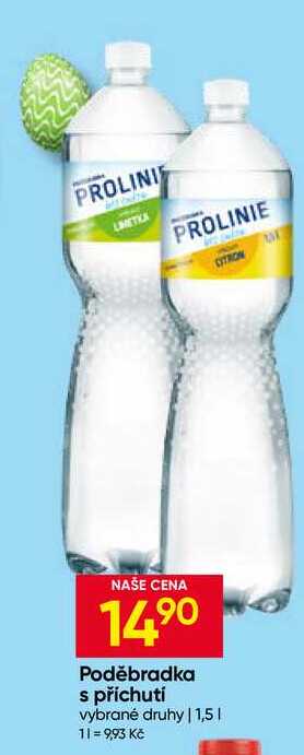 Poděbradka ProLinie 1,5l, vybrané druhy