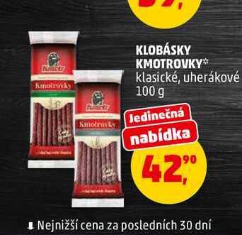 KLOBÁSKY KMOTROVKY, 100 g