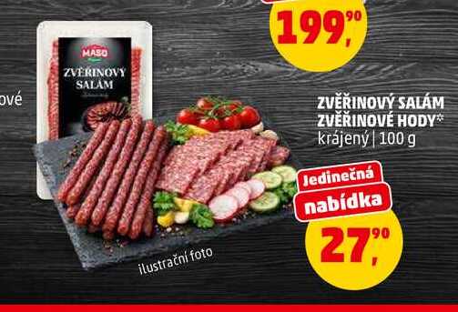ZVĚŘINOVÝ SALÁM ZVĚŘINOVÉ HODY, 100 g