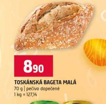 TOSKÁNSKÁ BAGETA MALÁ 70 g 