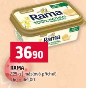 Rama 225 g máslová příchuť