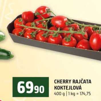 CHERRY RAJČATA KOKTEJLOVÁ 400 g 