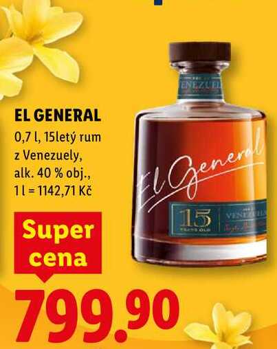 EL GENERAL, 0,7 l