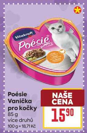 Poésie Vanička pro kočky 85 g