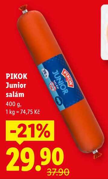 PIKOK Junior salám, 400 g