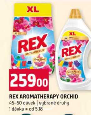 REX AROMATHERAPY ORCHID 45-50 dávek vybrané druhy