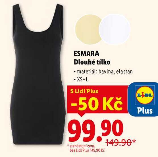 ESMARA Dlouhé tílko