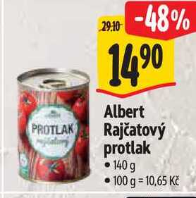 Albert Rajčatový protlak, 140 g