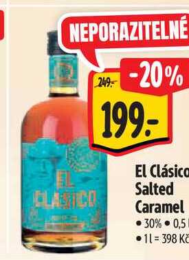 El Clásico Salted Caramel, 0,5 l