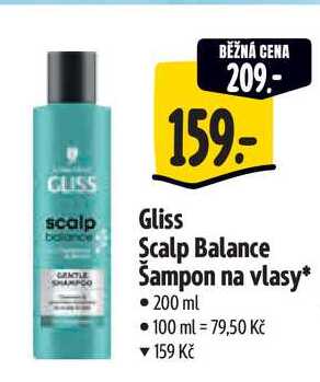 Gliss Scalp Balance Šampon na vlasy, 200 ml Albert