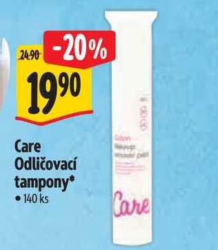 Care Odličovací tampony, 140 ks Albert