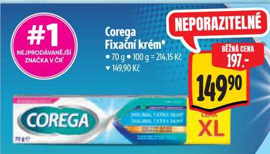 Corega Fixační krém, 70 g Albert
