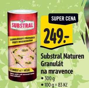 Substral Naturen Granulát na mravence, 300 g