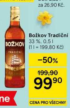 Božkov Tradiční 33 %, 0.5 l