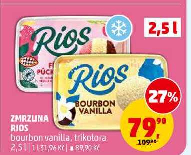 ZMRZLINA RIOS bourbon vanilla, 2,5 l