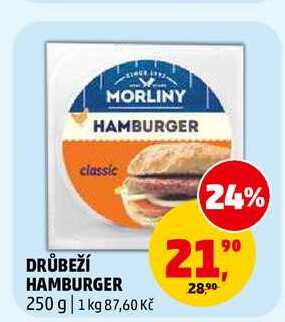 DRŮBEŽÍ HAMBURGER, 250 g 