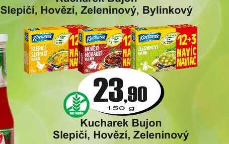 Kucharek Bujon Slepičí, Hovězí, Zeleninový 150g
