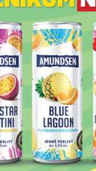 AMUNDSEN BLUE LAGOON 0,25L míchaný nápoj, plech