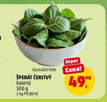 ŠPENÁT ČERSTVÝ, 500 g
