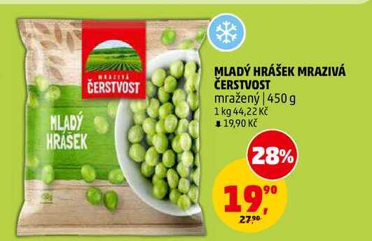 MLADÝ HRÁŠEK MRAZIVÁ ČERSTVOST, 450 g