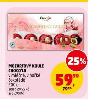 MOZARTOVY KOULE CHOCO'LA, 200 g