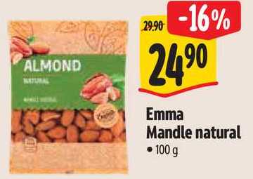 Emma Mandle natural, 100 g 