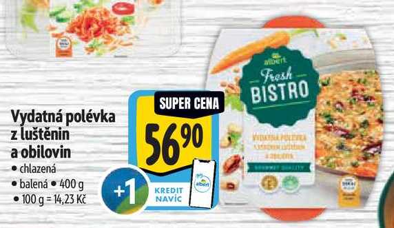 Vydatná polévka z luštěnin a obilovin, 400 g