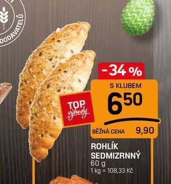 ROHLÍK SEDMIZRNNÝ 60 g