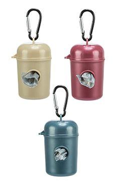 Pouzdro plast  sáčky na psí exkrement 2x20ks Trixie