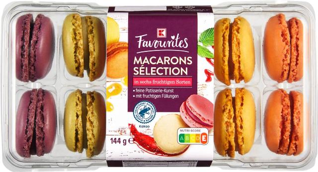 K-Favourites Mandlové makronky ovocné/krémové