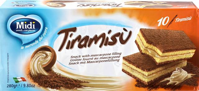 Midi Snack s náplní s příchutí Tiramisu
