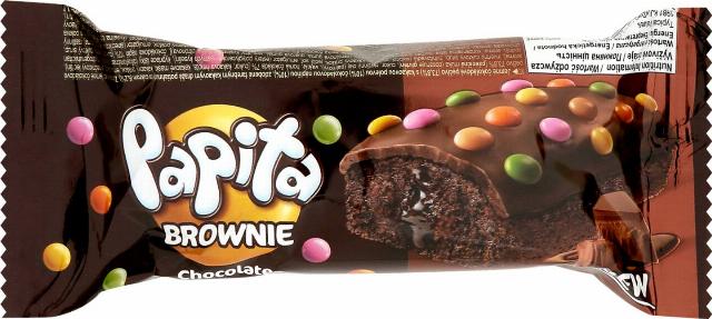 Papita Brownie s náplní čokoláda