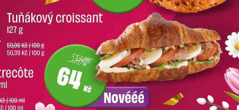 Tuňákový croissant 127 g