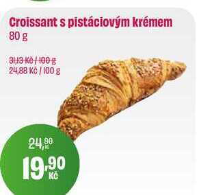 Croissant s pistáciovým krémem 80 g