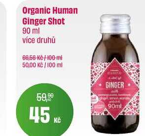 Organic Human Ginger Shot 90 ml 