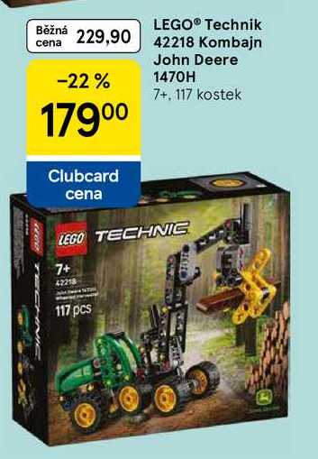 LEGO® Technik 42218 Kombajn John Deere 1470H 7+, 117 kostek