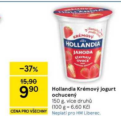 Hollandia Krémový jogurt ochucený, 150 g