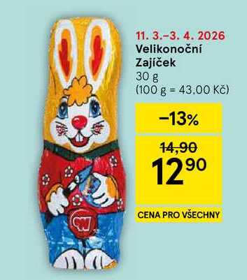 Velikonoční Zajíček, 30 g 
