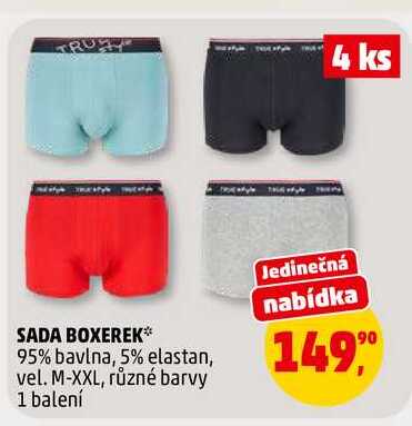 SADA BOXEREK, 4 ks