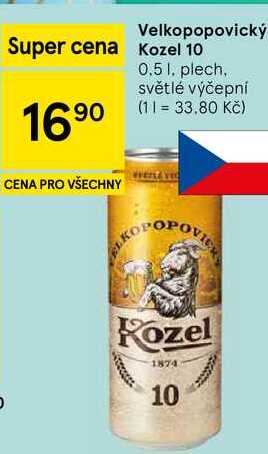 Velkopopovický Kozel 10, 0.5 l