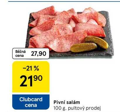 Pivní salám, 100 g 