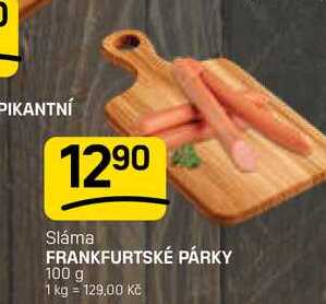 Frankfurtské párky 100g