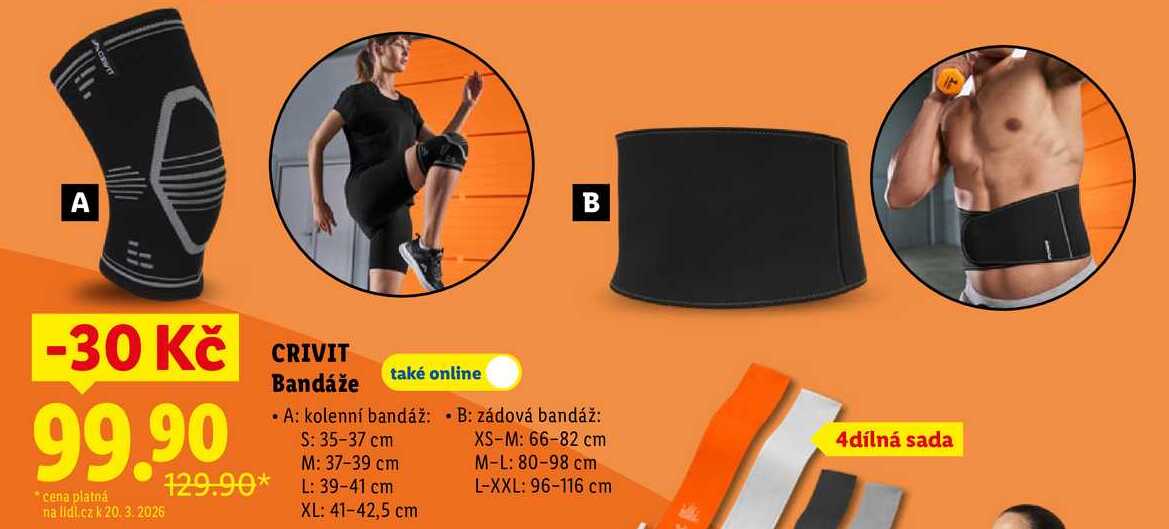 CRIVIT Bandáže 