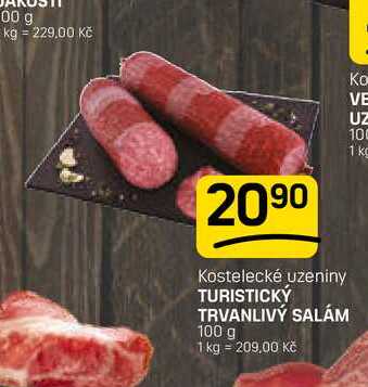 TURISTICKÝ TRVANLIVÝ SALÁM 100 g 