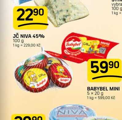 BABYBEL MINI 5 x 20 g 